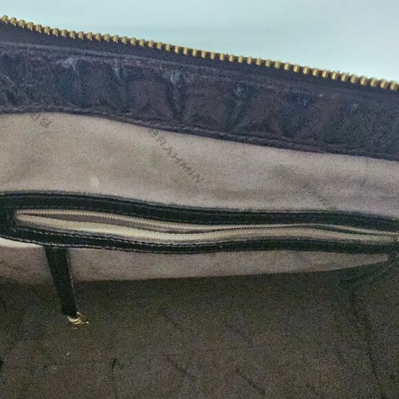 Brahmin Chocolate Croc Embossed Shoulder Bag Classic - Picture 14 of 16